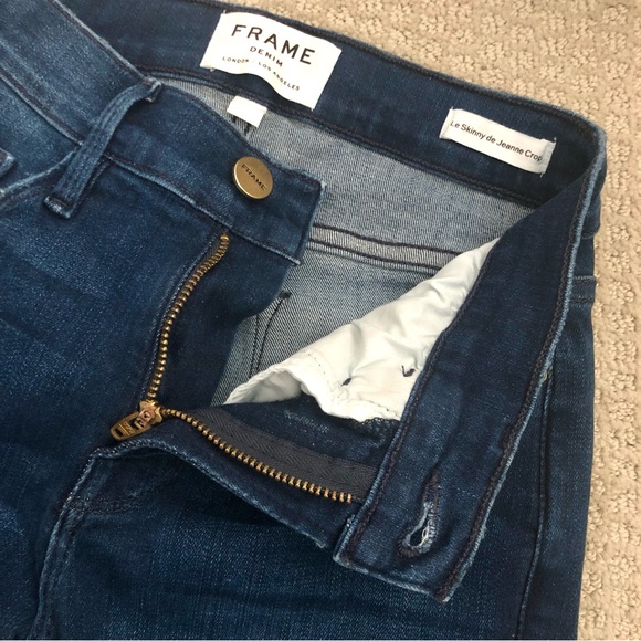 \Frame\• Le Skinny de Jeanne Crop in Cantine - Picture 11 of 16